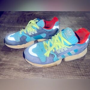 ADIDAS TORSION LIMITED EDITION MENS SIZE 10 CYAN SHOES